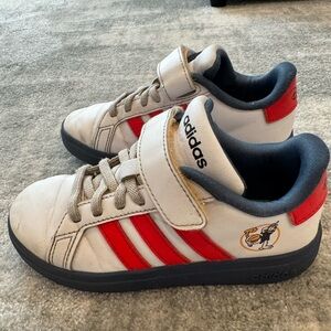 Adidas Mickey Mouse Grand Court Tennis Sneaker with Donald Duck